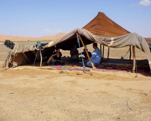 Nomad families visit